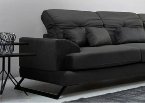 Tmavosivá rohová pohovka (pravý roh) Frido – Balcab Home