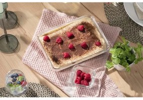 Tefal - Dóza na potraviny 3 l MSEAL GLASS červená/sklo