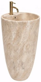 Rea Anya Savana Matt, voľne stojace umývadlo 840x450x450 mm, imitácia kameňa, REA-U3614