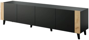Cama TV stolík čierny Rofa