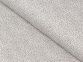 Biante Bavlnené prestieranie na stôl Sandra SA-054 Biele kamienky na sivobéžovom 35x45 cm