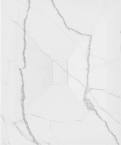 Mexen Hugo, obdĺžniková sprchová vanička, SMC, 120x100cm, imitácia kameňa – biela, 42151012