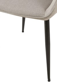 Jedálenská stolička látka Vessa - svetlo šedá