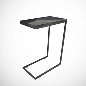 Odkladací stolík Callen Black Marble