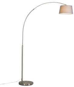 Inteligentná oblúková lampa, tienidlo sivá, vrátane WiFi A60 - Arc Basic