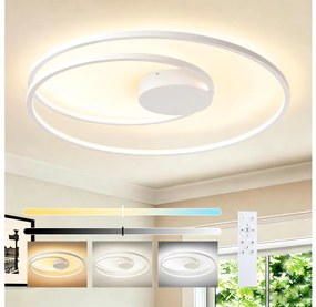 Brilagi- stmievateľné LED stropné svietidlo TWISTER LED/105W/230V pr. 100 cm biela+DO