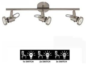 Briloner 2712-032 - LED Stmievateľné bodové svietidlo SEMPLICE 3xGU10/5W/230V