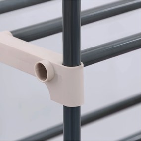 Sconto Regál na topánky LSA10G sivá