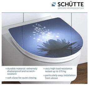 Schütte WC doska so spomaľujúcim mechanizmom (lekno)  (100253145)
