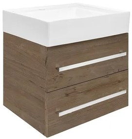 Kúpeľňová skrinka kúpeľňová skrinka SAT Cube Way 60x53x46 cm kúpeľňová skrinka mat CUBE46602DWSATCW, 1 ks