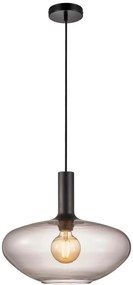 Nordlux Závesný luster z dymového skla Alton pre žiarovku E27 ø35cm 48973047
