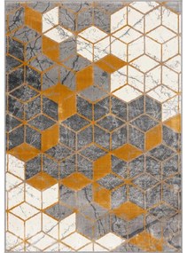 Koberec v okrovožltej a sivej farbe 200x280 cm Soft – FD