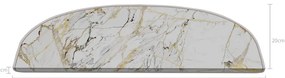 Biele nášľapy na schody v súprave 16 ks 20x65 cm Marble Art – Vitaus