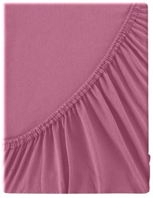 BAVLNENÉ PRESTIERADLO S GUMOU ADELA 90X200X25 CM RUŽOVÁ