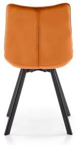 Jedálna stolička COMORO, 1 ks, škoricovo-hnedá