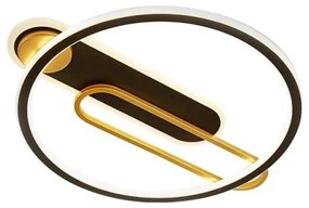 LED Stmievateľné stropné svietidlo LED/60W/230V 3000-6500K čierna + diaľkové ovládanie