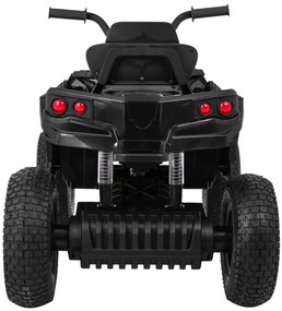 RAMIZ ELEKTRICKÁ ŠTVORKOLKA - ATV - NAFUKOVACIE KOLESÁ - ČIERNA  MOTOR- 2x45W BATÉRIA - 12V7Ah - 2023