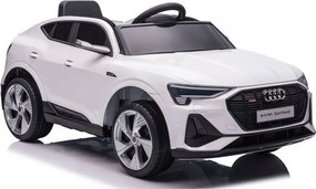 LEAN CARS Elektrické autíčko Audi E-Tron QLS-6688 LED MP3 biele