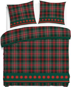 VIANOČNÉ FLANELOVÉ OBLIEČKY FLANELOVE 200X220 CM, 2 KS 70X80 CM VZOROVANÉ