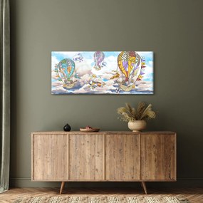 Obraz - Výprava v oblakoch (120x50 cm)