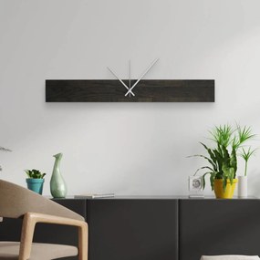 SENTOP | Štýlové hodiny z masívneho dreva I SENTOP MAS020-3169-SILVER-60x8 analógové