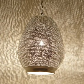 Luxusná strieborná lampa Maskatta