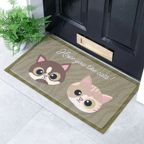 Rohožka 40x70 cm Hope You Like Cats – Artsy Doormats