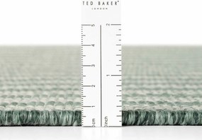 Ted Baker, Kusový koberec Ted Baker Haringey 106396 Green White, 120x170, zelená, chodba / predsieň