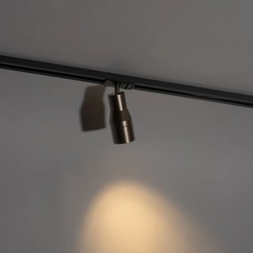 Moderné bodové svetlo tmavá bronz pre 1-fázový koľajnicový systém - Iconic Kohua