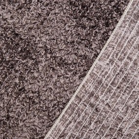 Bielastické poťahy MARMO hnedé dvojkreslo s drevenými rúčkami (š. 80 -140 cm)
