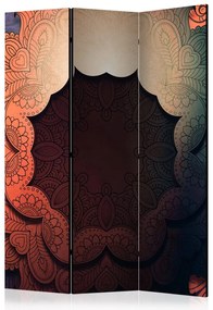 Artgeist Paraván - Floral Collar (Red) [Room Dividers]