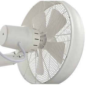 Lucci Air 213128EU - Nástenný ventilátor BREEZE 55W/230V biela + diaľkové ovládanie
