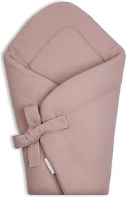 Mušelínová zavinovačka tmavo ružová 70x70cm