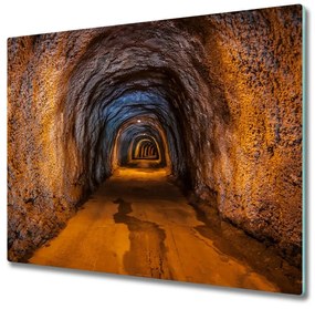 Sklenená doska na krájanie Podzemné tunel 60x52 cm