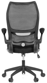 Autronic BONTEC Kancelárska stolička, hojdací mechanizmus, čierna sieťovina, KA-C808 BK Farba: Šedá