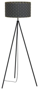 EGLO Moderná stojacia lampa trojnožka MARASALES, 1xE27, 40W, čierna