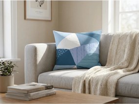 Sada 2 ks dekoračných obliečok na vankúš z mikrovlákna NARKEL 45x45 cm, farebná