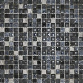 Mozaika Premium Mosaic černá 30x30 cm lesk MOSMSK22, (bal. 0,990 m2 )