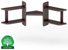 Nástenná polica SOSNA PK131 77x40x77 cm orech