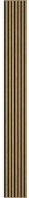 Mexen Lam-F, akustické stenové lamely 275 × 31,5 cm, filc 6 mm, dub jantárový, S105-275317-2812-073