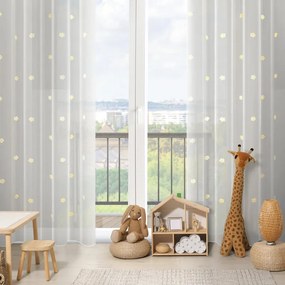 ZÁCLONA ELSA 140X250 CM BIELA