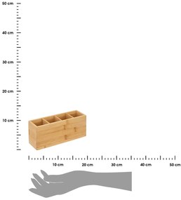 Kozmetický organizér Bamboo 4, bambus