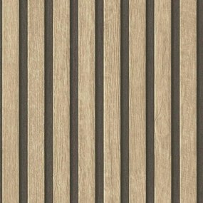 Vliesové tapety na stenu 39109-1, rozmer 10,05 m x 0,53 m, dekoračné stenové panely dub prírodný, A.S.Création