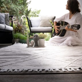 Obsession, Ručne tkaný kusový koberec My Dakar 365 ivory – na von aj na doma, 80x150, biela, chodba / predsieň