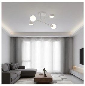 Prisadený luster HOLON 2xG9/8W/230V + 2xGX53/12W šedý