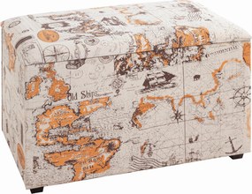 XXXLutz LAVICA S ÚLOŽNÝM PRIESTOROM, textil, kompozitné drevo, 65/42/40 cm Carryhome - Kreslá - 001931021203