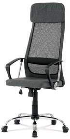 Štýlová pohodlná kancelárska stolička sivej farby