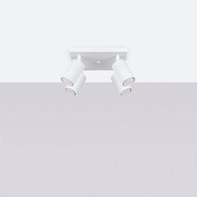 Biele bodové svietidlo 25x25 cm Gleam – Sollux