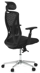 Autronic BONTEC Kancelárska stolička, synchrónny mechanizmus, čierna sieťovina, KA-S258 BK Farba: Čierna