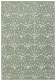 Koberce Breno Kusový koberec PORTLAND 750/RT4G, zelená, viacfarebná,133 x 190 cm